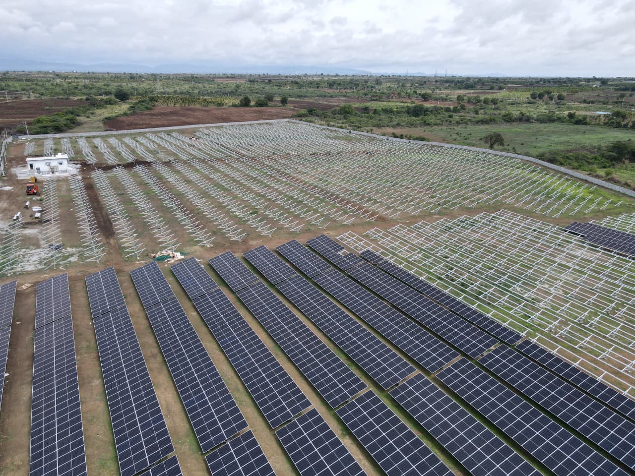 On going ground mount project – Hiriyur