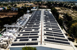 Rooftop solar power plant - HMG Stones