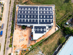 Rooftop solar plant