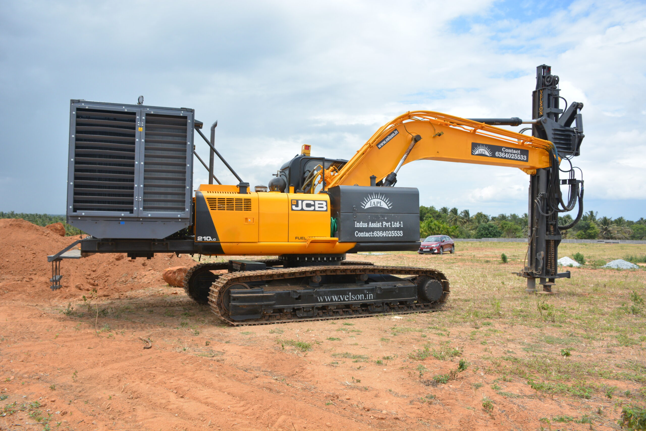 DTH drilling machine from IndusAssist machinery fleet