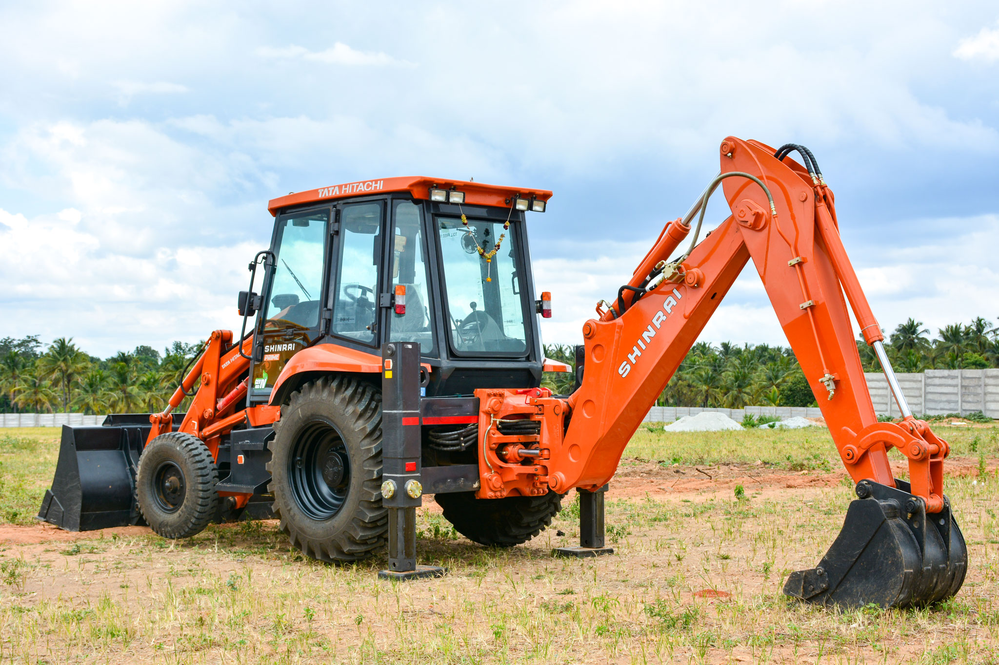 Tata Hitachi machine for earthwork projects
