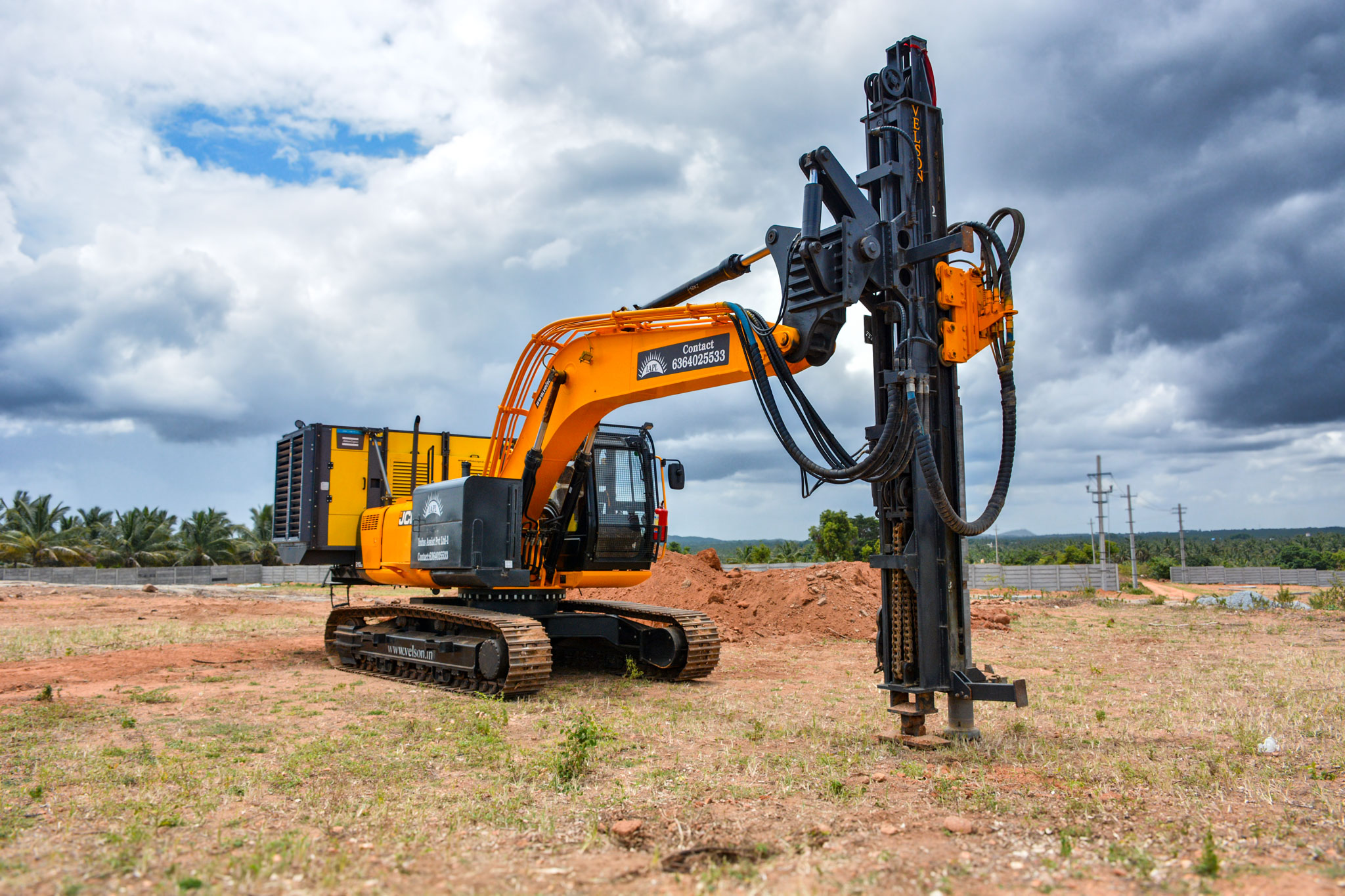DTH drilling equipment available for rental